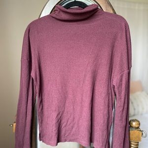 Burgundy Turtleneck